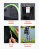 Truck Tent 5.0-5.2ft Waterproof PU2000 Truck Bed Camping Tent 2-3 Person