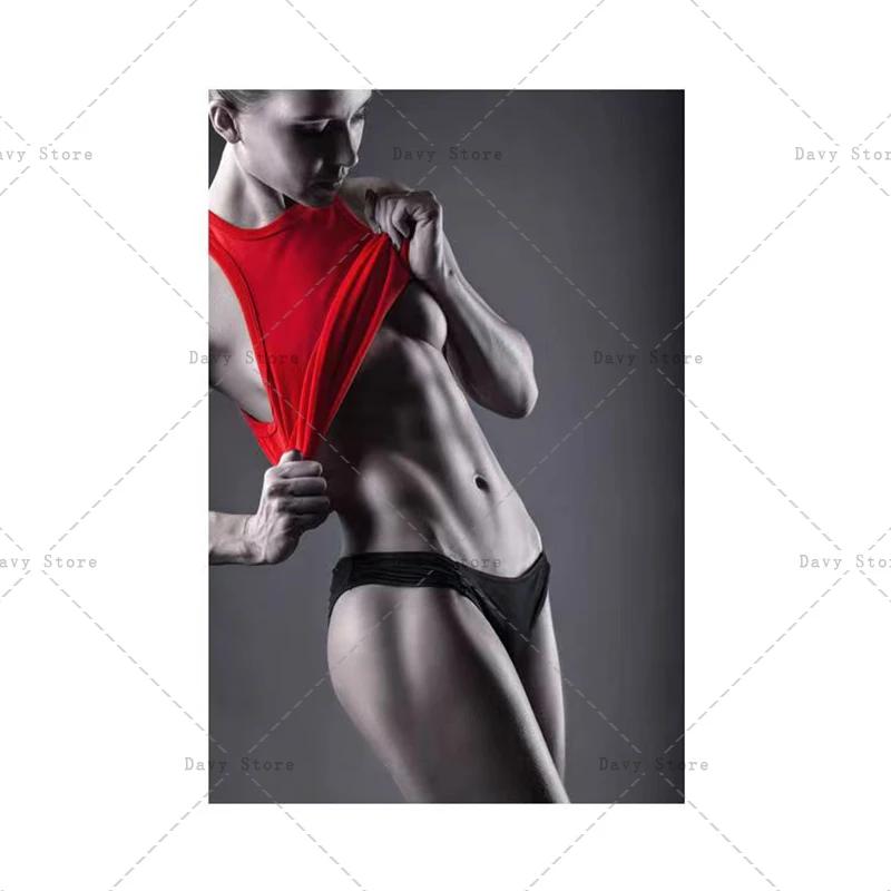 Сексуальная фитнес-красота, похудение, вдохновляющий принт для упражнений, холст, постер для украшения гостиной, домашняя настенная картина