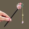 Vintage Flower Hair Sticks Handmade Hair Chinese Hairpin Retro Hair Clips  for Pan Headdress