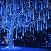 Christmas Outdoor Meteor Shower Lights, Outdoor Garden Lights, Snow Meteor Shower Lights, LED Decorations Suitable for Trees