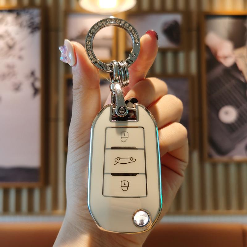 Versailles C5X, C4L, Sega, Elysée, C6, Tianyi, C5, C3XR Car Key Case with Buckle