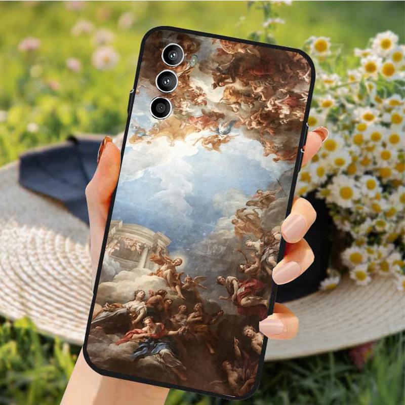 Phone Case for Motorola Edge 50 40 Pro 40 30 Ultra Neo G Power G Stylus G Play E32 E20 E40 Art Paint