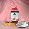 JIVVIJ SAMAARA Rose Tea 500gm | Flavoured CTC Assam Black Leaf Tea | Gulab Chai Patti Powder | Gulabo Jar