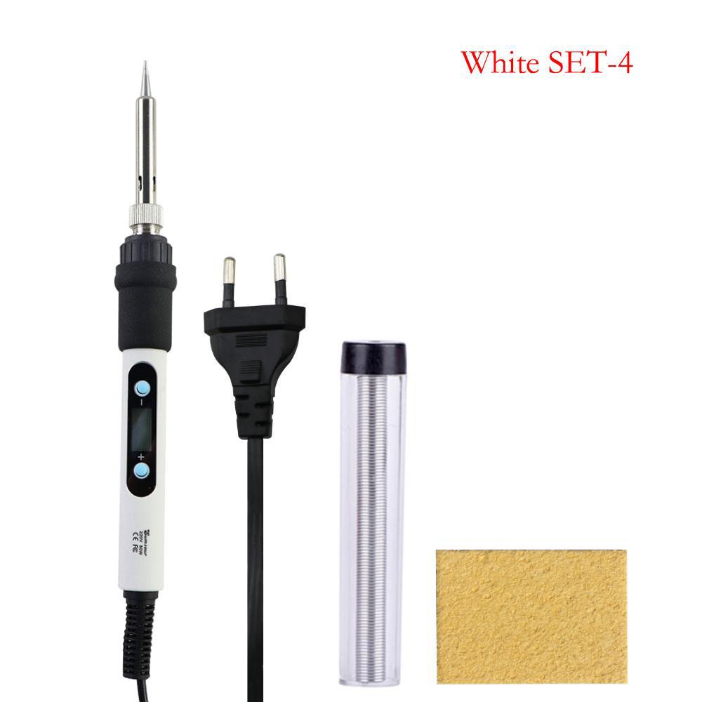 Набор цифровых паяльников мощностью 80 Вт с регулировкой температуры 220 В 110 В