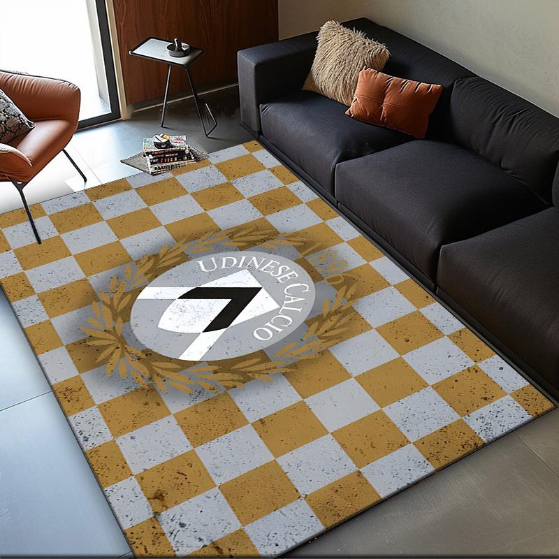 1PC rug Udinese-Calcio Crest Design Carpet, Chair Rug,Area Rug for Office Bedroom living rooms bedroom, Doormat decor Christmas fan gifts