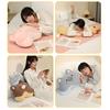 Cream Cat Plush Pillow Ergonomic Body Pillow for Side Sleeping & Cuddling 80/100cm Soft Stuffed Animal for Bed And Sofa