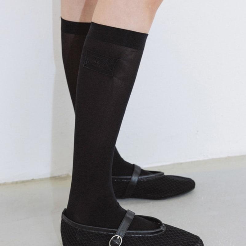 THETIS LACE label SEMI-STOCKING SOCKS_TT5W703BK