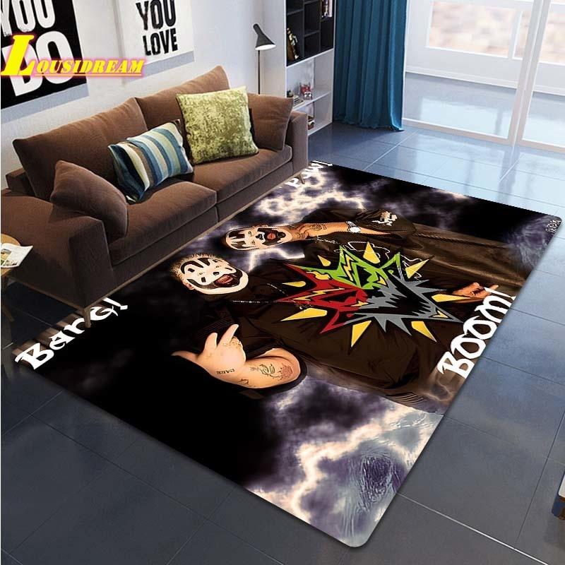Коврик с принтом Crazy Clown Band Juggalo Band, ковер для гостиной, спальни, домашний декор, большой ковер, детский коврик для игр, коврик для ползания, коврик для йоги, коврик для пикника