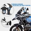Motorcycle Front Gear Wind Wide-angle Rearview Mirror Large Field of View Blind Spot 180 Degree Reflective Reversing Mirror