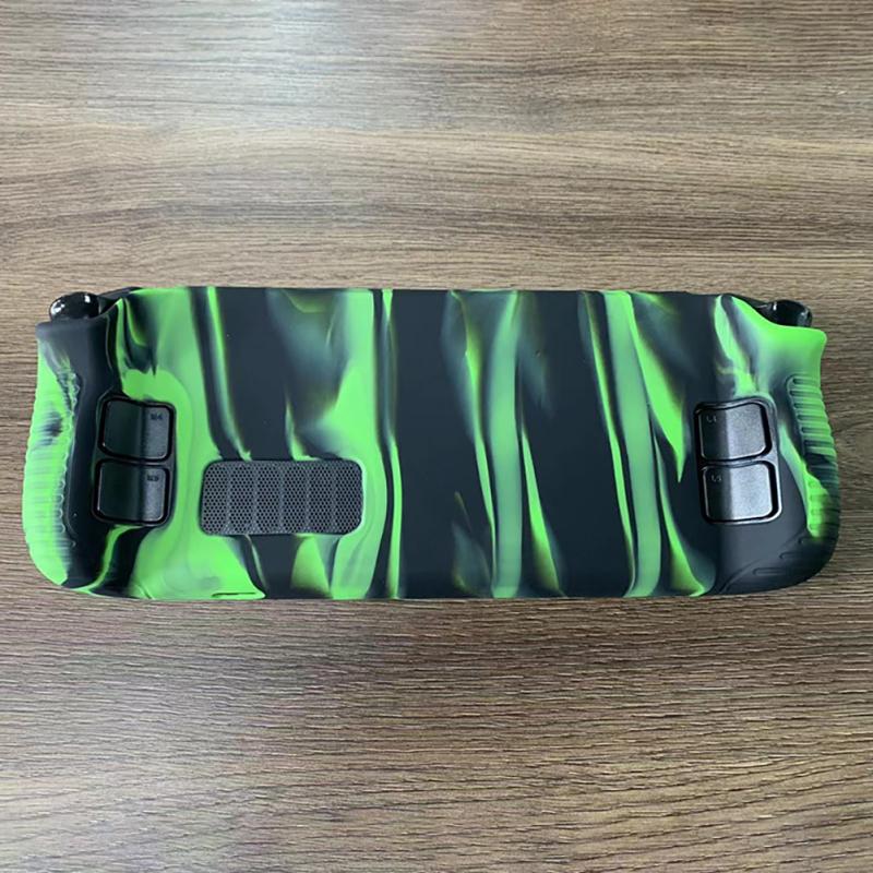 Противоскользящая силиконовая защитная крышка для игровой консоли, совместимая с корпусом консоли Steam Deck, аксессуары в виде ракушки