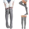 Women's Thigh High Socks Over the Knee Cable Knit Boot Socks, Long Warm Fashion Leg Warmers Winter