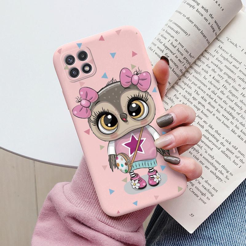 Soft Case For Samsung Galaxy A22 A22S 5G Phone Cover Cute Flowers Butterfly Fundas TPU Coque For Samsung A22 A 22S Bumper Cases