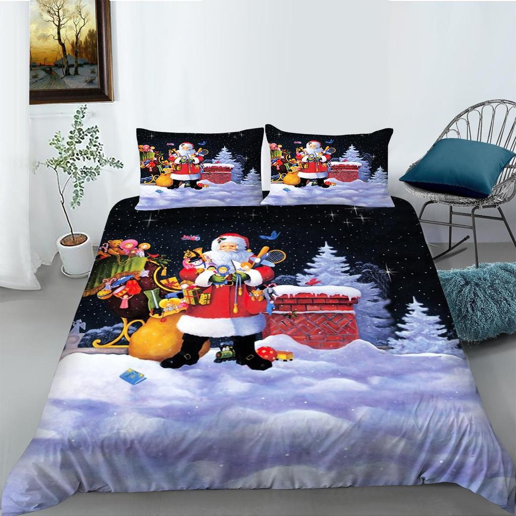 Комплект пододеяльников, домашнее постельное белье, уникальный дизайн, рождественский домашний текстиль, комплект одеял высокого качества