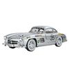 1/24 Scale BENZ 300SL Toys Cars Alloy Diecast Model 4 Doors Opened Front Wheel Steering Sound Light Vehices for Children's Gift
