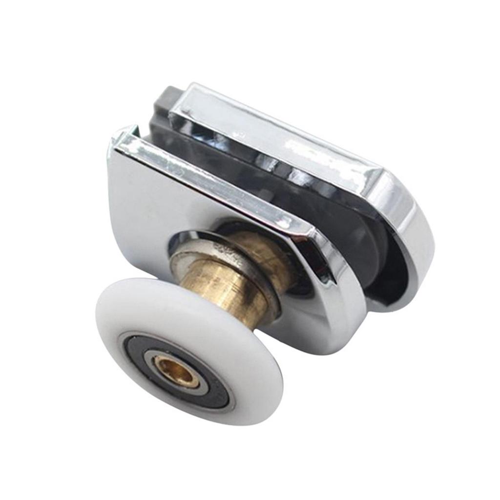 DIY Replacement Shower Rollers Zinc Alloy Single Wheel Pulleys Sliding Glass Door Accessories for Bathroom