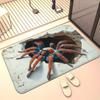 2D Realistic Halloween Spider Carpet Gothic Style Welcome Mat Entrance Doormat  Living Room