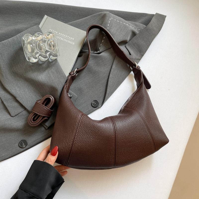 Fashionable Baguette Underarm Bag Stylish Single-shoulder Crossbody Bag Women's Dumpling Bag