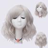 Short Bob Cosplay Wig for Women Synthetic Green Hair New Style Natural Supple Summer Heat Resistant Wig With Side Bangs