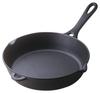 Iwachu 24-inch Frying Pan, Black Finish, 23.5cm Inner Diameter, Induction Compatible, Nanbu Ironware, 24012, Black