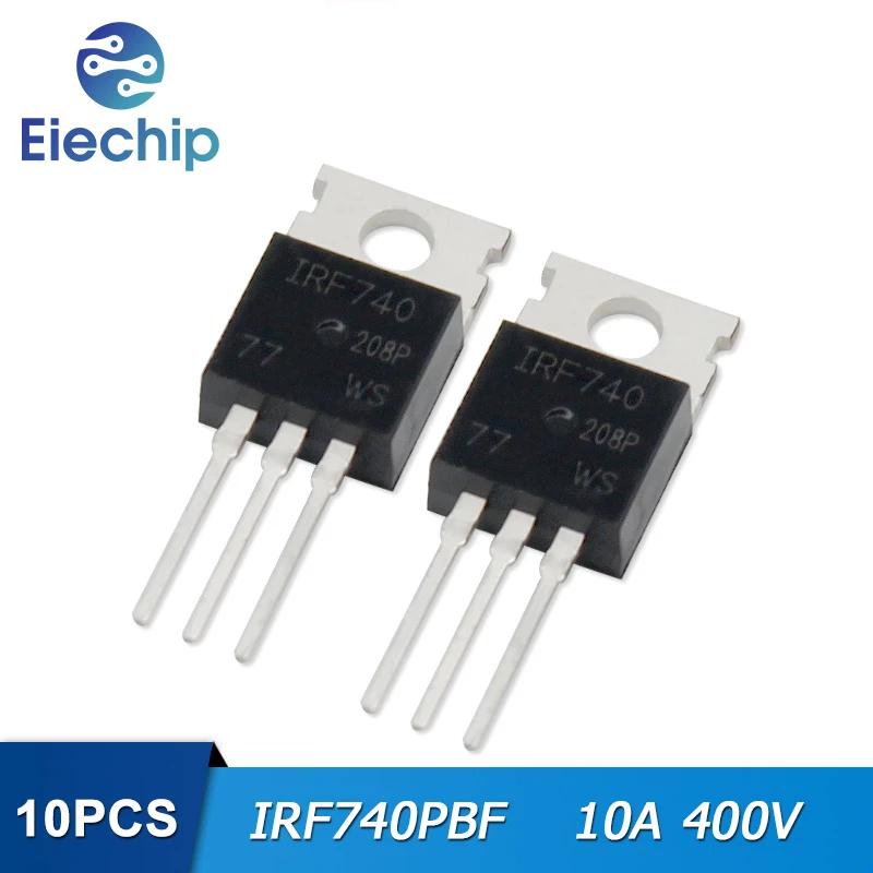 10 шт. IRF740PBF IRF740 MOSFET транзистор 10A 400 В TO-220