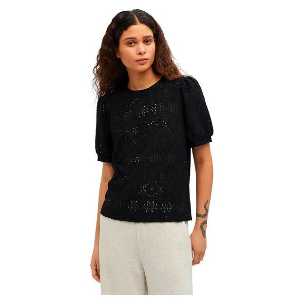 Object Feodora Short блузка с рукавами