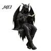 Gothic Reading Corner Accessory Dark Fantasy Figure, Skeleton Book Statue, Academy Bookshelf Ornament Home Decor for Library Office Study Room