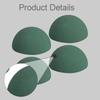 4 Pieces Foam Half Balls Hemispherical Plant Foams Accessories Blocks Green for Garden Birthday