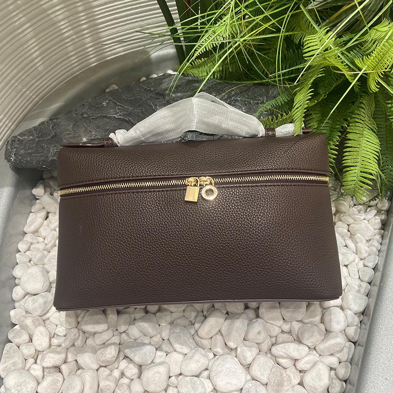 Итальянская L19 Кожа коровы с зернистой личи фактурой Сумка кроссбоди для ланча и Сумка