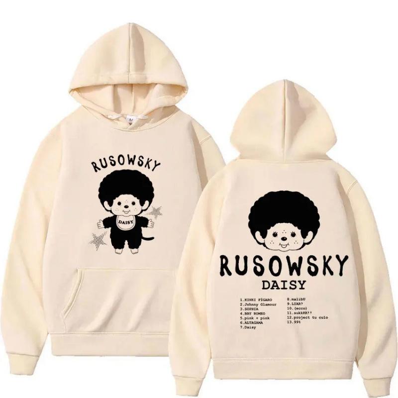 Худи с графическим принтом Rapper Rusowsky Daisy Tour Me