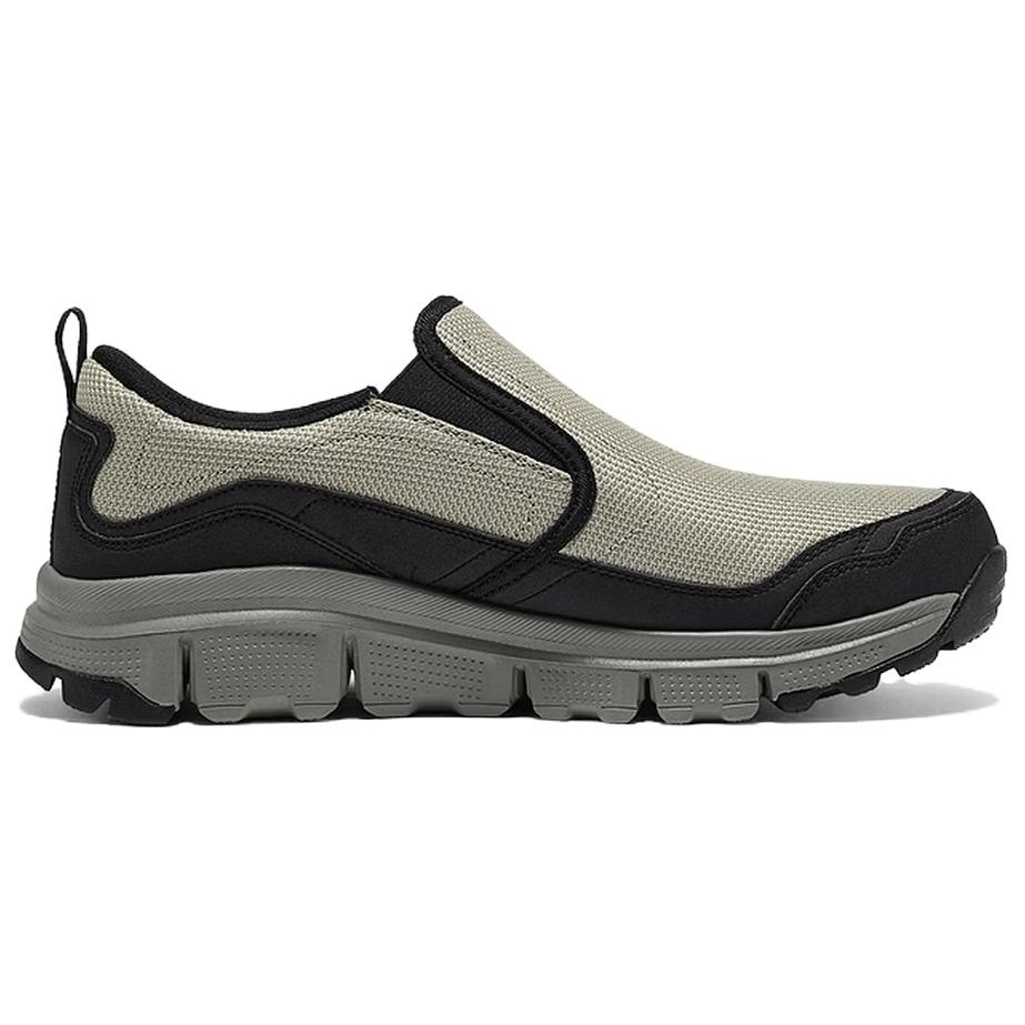 Skechers Уличные удобные легкие прочные низкие походные ботинки мужские походные ботинки Серый Черный 237624-NTBK