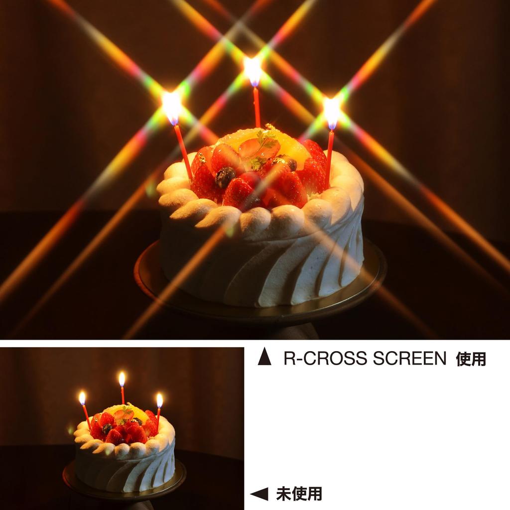 Kenko Cross Filter PRO1D Screen N 55 мм Cross Effect для ночного и легкого производства Тонкая рамка 825167 Специальный R-Cross (W) Виды из 4 частей, Иллюминации,