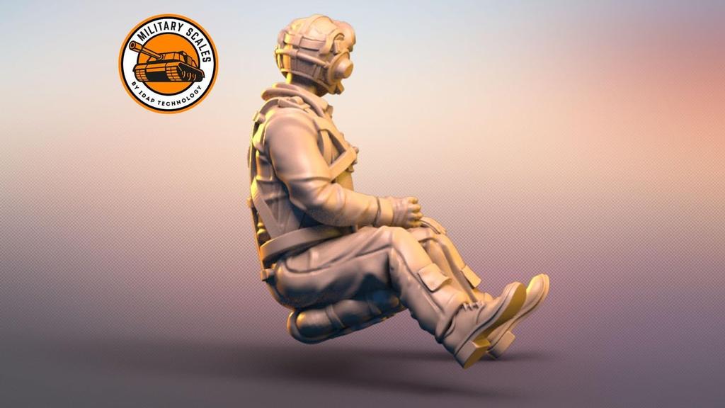 IDAP Technology US Navy Pilot Set 3D Printer Kit PD48428 1/48 № 2 (2 фигурки)