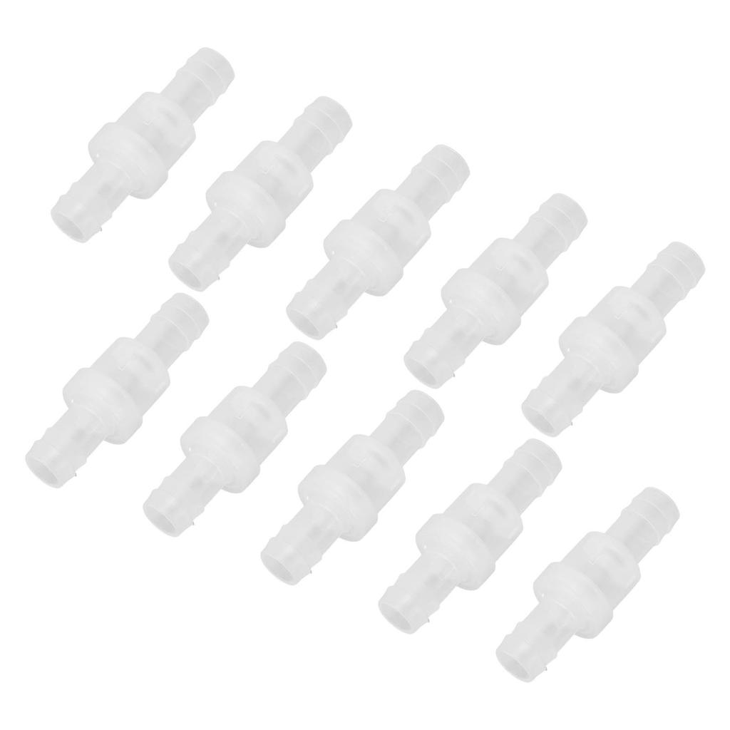 10 шт. Односторонний обратный клапан Полупрозрачный Водозапорный Шланговый Обратный клапан с Пружиной для Химической Промышленности