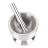 Antislip Base Garlic Mortar Set 304 Stainless Steel Mortar and Pestle Set  Home Kitchen