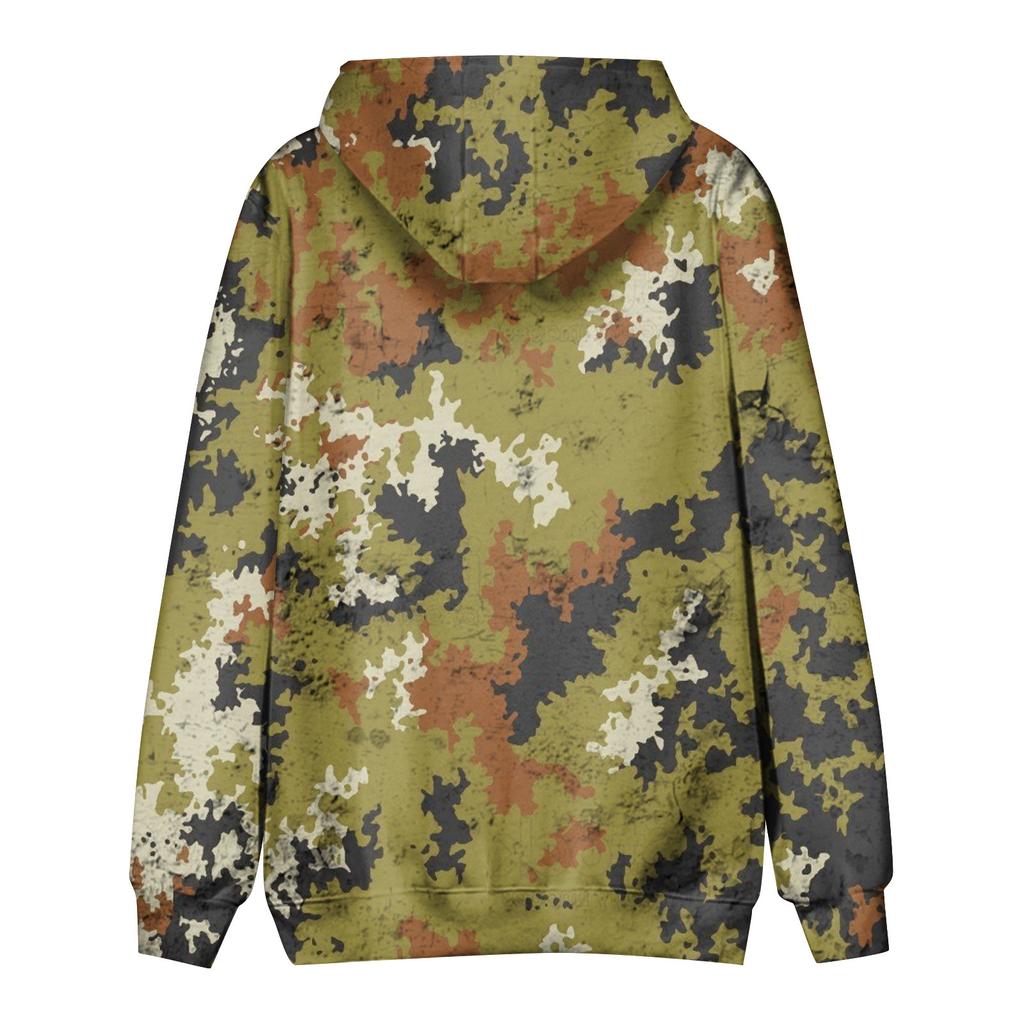 Men's Loose Printed Hooded Sweatshirt Men's Casual Fashion Sports Sweatshirt