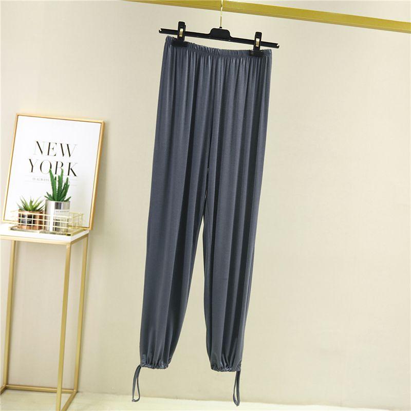 Тонкие брюки из модала, свободные спортивные штаны с высокой талией, брюки Harlan, танцевальные брюки, женские летние брюки