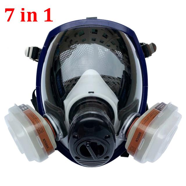 Multifunctional 6800 Ultra-Transparent Fully Sealed Protective Mask Industrial Spray Paint Nuclear Radiation