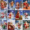 DIY 5D алмазная живопись Санта-Клаус мультфильм полная круглая дрель Алмазная вышивка Рождество зима снег вышивка крестиком домашний декор