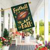 Autumn Thanksgiving Football Garden Flag - Double-Sided Polyester Yard Flag for Outdoor Decoration, No Electricity Required, 1pc