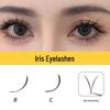Ультрамягкие многослойные наращенные ресницы Iris 0,05 мм с V-образным дизайном