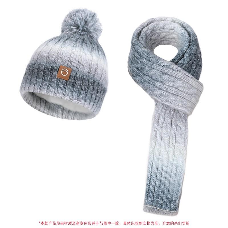 Kids Winter 3-Piece Hat Scarf Gloves Set Fleece Lined Warm Earflap Knit Beanie