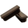 Internal cap for profile post roof 50x20 20 PCS BROWN