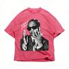 ASAP ROCKY Футболка с коротким рукавом ХИП-ХОП Уличная Мода Мужская Женская Готическая Оверсайз Футболки AAP Портрет Повседневная Харадзюку Топы