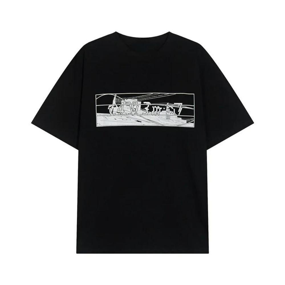 Тренд Новые футболки Cav Empt с принтом Повседневные Мужские Женские Летние Черные Хорошего Качества Универсальные C E Топы с коротким рукавом