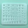 Heart Square Shape Silicone Mold Crystal Diamond Resin Mold Jewelry Making Epoxy Casting Mold Ice Cubes Mold  Craft