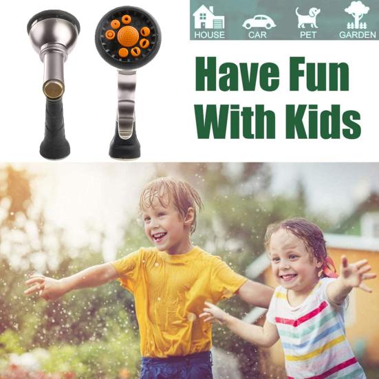 Сверхпрочная насадка для шланга 9 регулируемых режимов распыления Распылитель для шланга