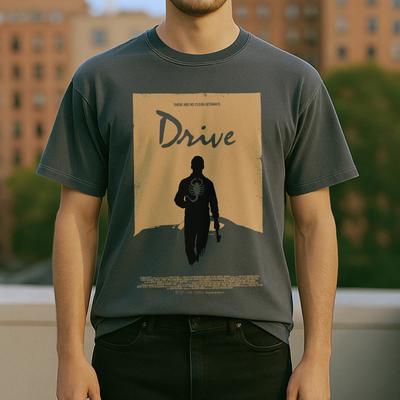 Футболка Drive - Футболка из фильма - Иконический дизайн куртки со скорпионом, Футболка с Райаном Гослингом