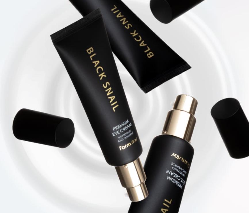 FARM STAY Black Snail Premium Eye Cream 50ml (3 Options)
