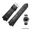 25*8Настоящая кожаная ремешок для часов Для Vacheron Constantin Серия OVERSEAS 4500V 5500V P47040 Пряжка из нержавеющей стали Мужской ремешок для часов