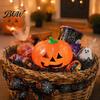 Tension Relieving Squeeze Toy Halloween Glitter Pumpkin Stress Ball, Head for Relief, Creepy Fidget Party Favors Adults